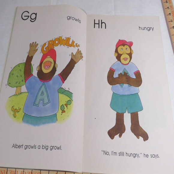 Here Comes Hungry Albert Alphabet BIG BOOK (almost 2 feet tall) Classroom - Picture 4 of 11